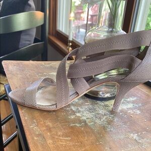 Elegant Brown Strappy Heels